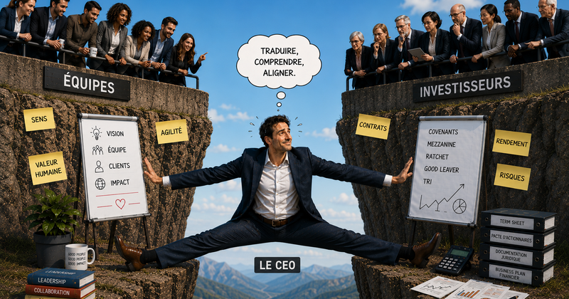 Le grand écart des CEO entre équipes et investisseurs