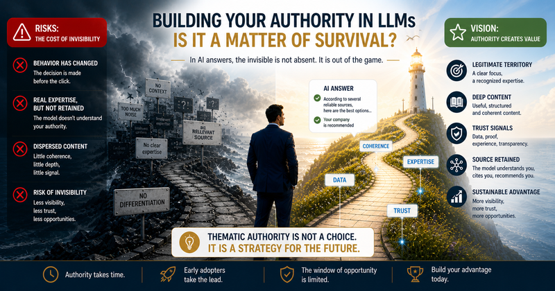 Illustration: building LLM authority